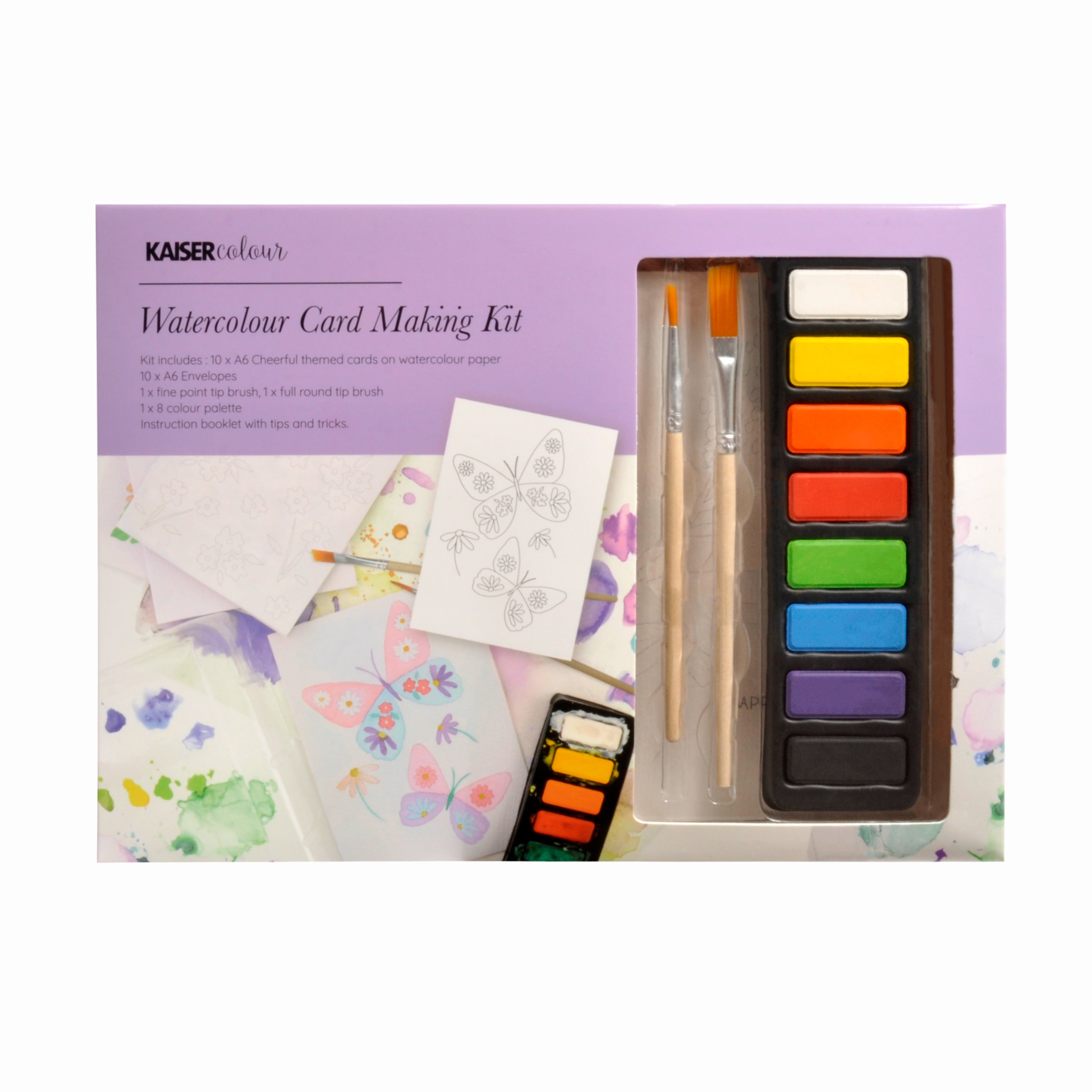 Watercolour Card Making Kit - SUMMER BREEZE